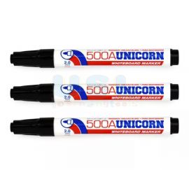 3's Unicorn White Board Marker 500 - Black