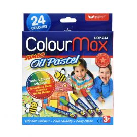 24 Col Jumbo Oil Pastel (12/set)