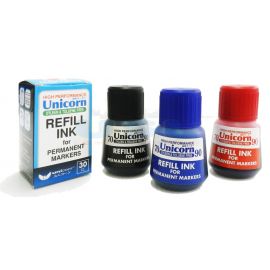 Refill Ink For Permanent Markers (Black)