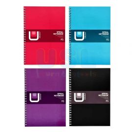 U Colour Spiral Note Book A5 (12/set)