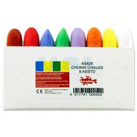 Scola - Chunky Chalk (8 Asst colours)