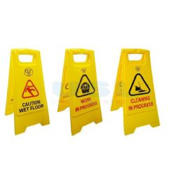 A-Standing Caution Sign