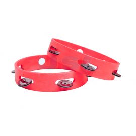 Wooden Tambourine 6"(Red)