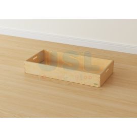 Tray B - Extra Long Deep Wooden Tray
