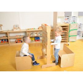2-in-1 Free-standing Painting Window