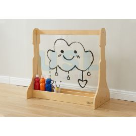 Toddler Painting Window