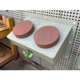 Indoor or outdoor STEM Wall Bongos