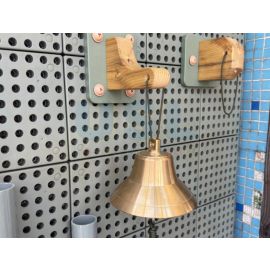 Indoor or Outdoor STEM Wall Bronze Bell
