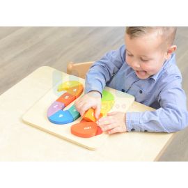 Numbering Snake Puzzle Board