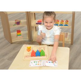 Spatial and Colour Learning Stacking House