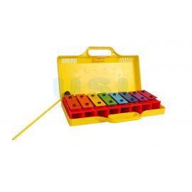 8 Tone Rainbow Glockenspiel With Case