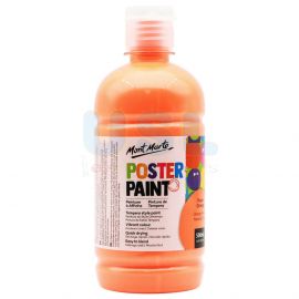 Fluoro Orange Poster Paint