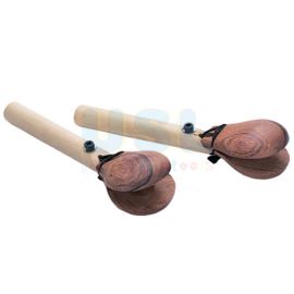 Cadeson Wooden Castanets with Handles