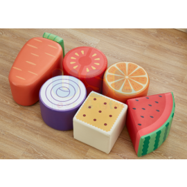 Fruits and Vegetable Kids Stool Set