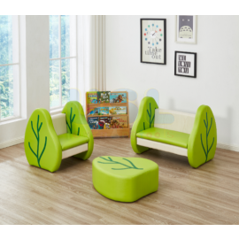 Leaf-Themed Modular Sofa