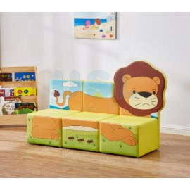 Wild Animals Soft Bench