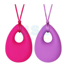 Chew necklace oval shaped