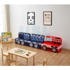 Train & Fire Truck Modular Sofa