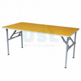 Rectangular Table with Foldable Legs