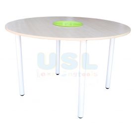 4' Round Table with Basket (H: 76cm)