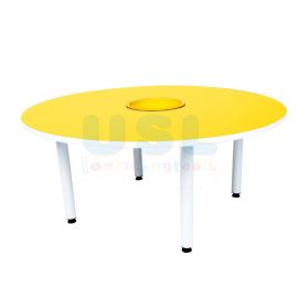 4' Round Table with Basket