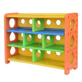 Plastic 7 Compartment Storage Shelf