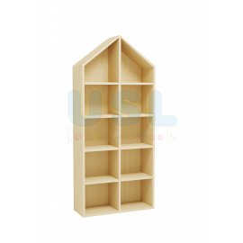 10 Compartment High Display Shelf 