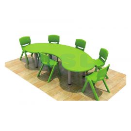 Plastic Kidney Table