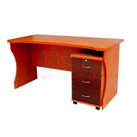 Teacher's Table with Mobile Pedestal