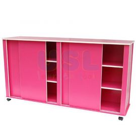 Economy Large Mobile Storage - Sliding Door Cabinet