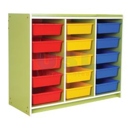 Economy 15 Trays Manipulative Storage Unit