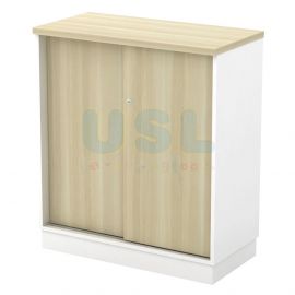 Low Cabinet Sliding Door (Same High as Table) 