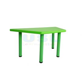 Plastic Trapezoid Table (4'x 2')