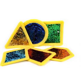 Flaky Texture Shapes Set