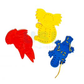 Lacing Animals (3pcs)