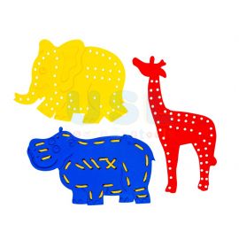 Lacing Animals (3pcs)
