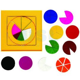 Fraction Geoboard S6525 - USL Mathemathematic for Children - Gift Box