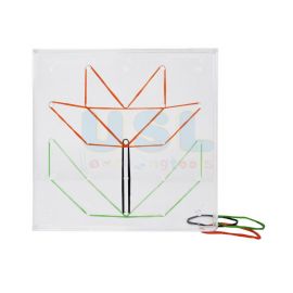 Transparent Geoboard Square 15cm