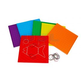 23cm Rainbow Geoboard