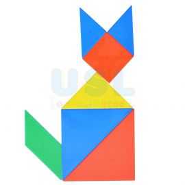 Transparent Tangram Set