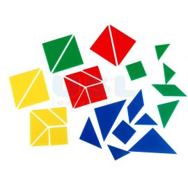 Coloured Tangram Set