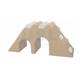 Colorful Toddler Soft Play Tunnel Slide Climber