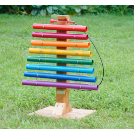 Indoor or Outdoor Horizontal Tubular Bells Tower on Stand