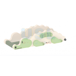 Unipedal Bridge Crocodile