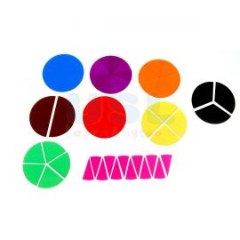 Transparent Fraction Discs (51pcs)