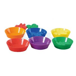 Sorting Plates Round (6 Colours per Set) | Mathematics Sorting & Counting Apparatus