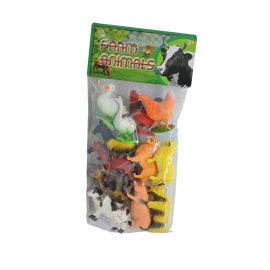 8cm Farm Animals with Pig (12/set)