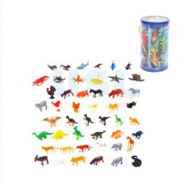4 in 1 World Animals in A Tub (48pcs) 