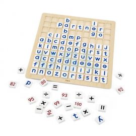 Learning Alphabet & Maths - Wooden Block