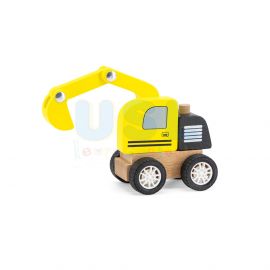 Excavator - Wooden Car Vehicle Toys